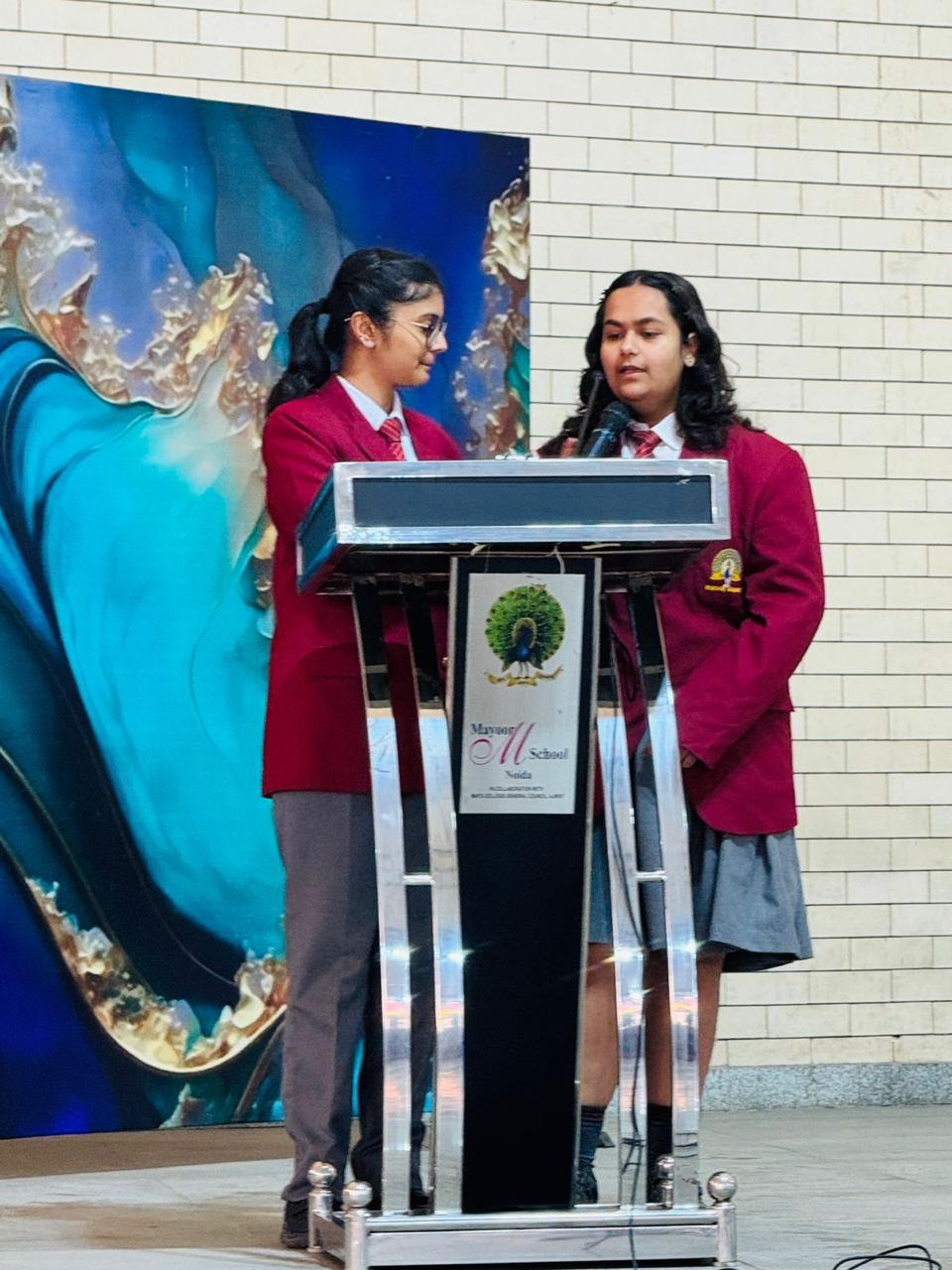 Celebrating Constitution Day at Mayoor School, Noida